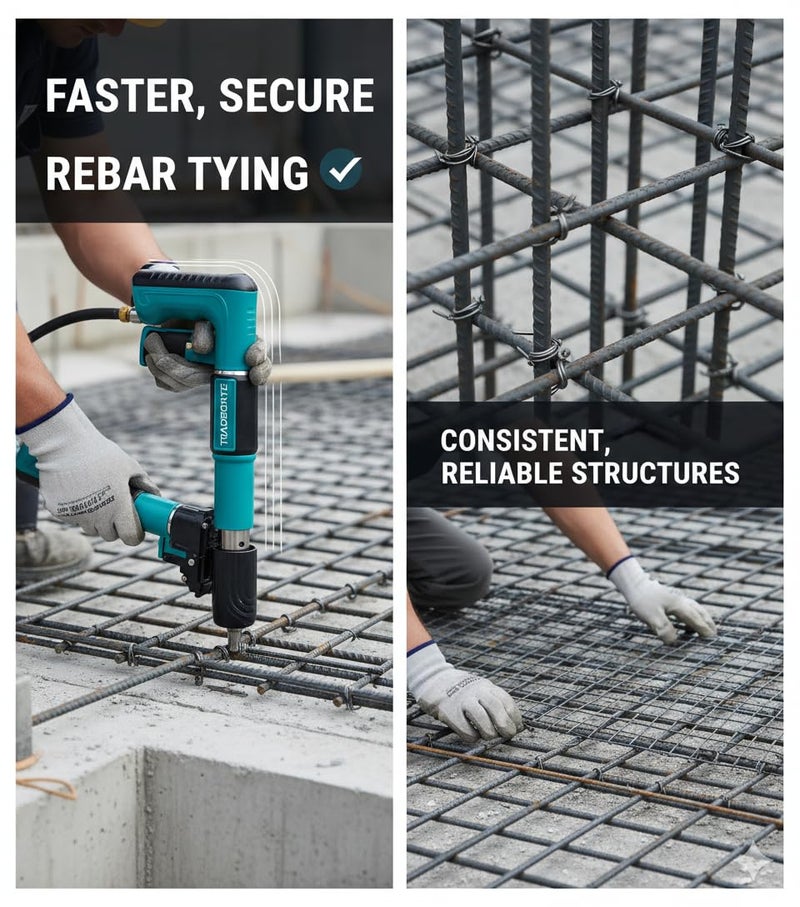 تريدجيت دليل استخدام مسدس المسامير الصغير من TRADEGATE | مثبت قوي للجدران والخرسانة | مسدس دبابيس ومسامير للنجارة، ديكور المنزل، صيانة المباني - Image 4