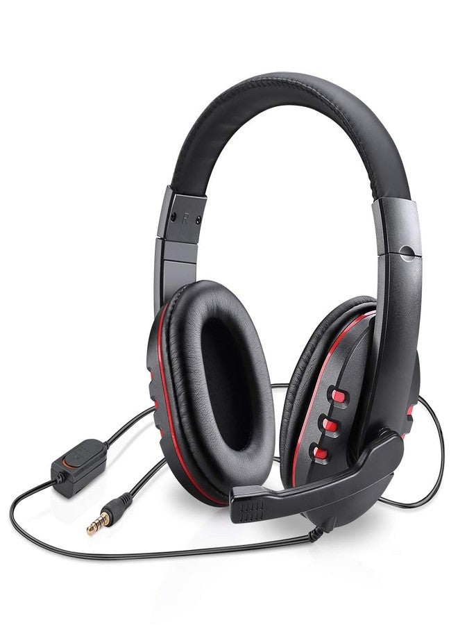 Picozon Gaming Headset Headphone - Mic for PS5/PS4, Laptop, Mobile w/ 3.5mm Plug - Image 1