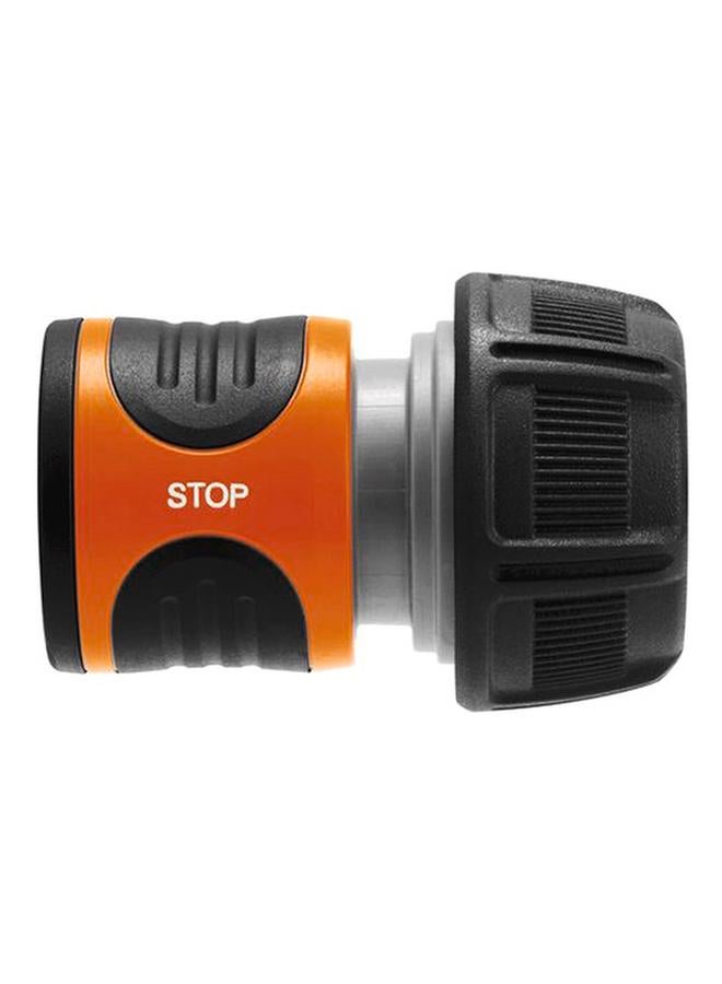 غاردينا وصلة خرطوم إيقاف المياه باللونين الأسود والبرتقالي مقاس 19 مم - Image 2