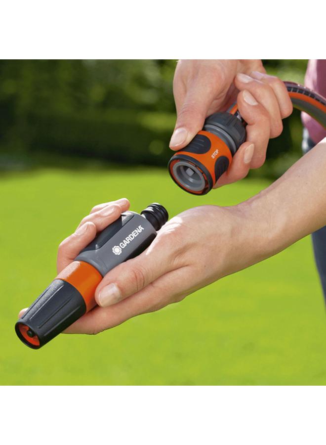 غاردينا وصلة خرطوم إيقاف المياه باللونين الأسود والبرتقالي مقاس 19 مم - Image 4