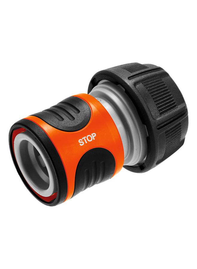 غاردينا وصلة خرطوم إيقاف المياه باللونين الأسود والبرتقالي مقاس 19 مم - Image 3