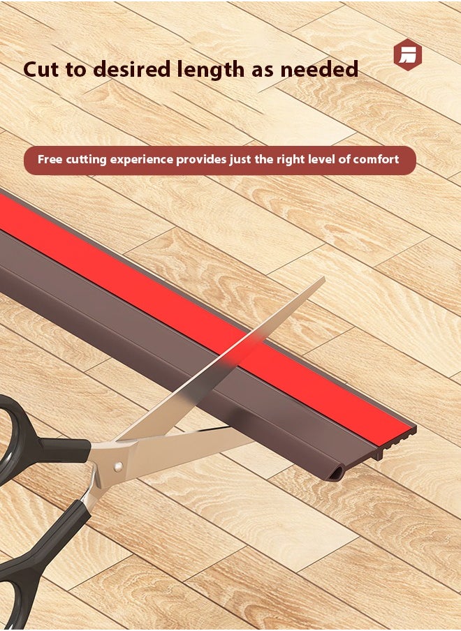Generic - Door gap windbreak strip, door bottom sealing strip, door frame, glass door, weatherproof door bottom gap strip,Noise reduction sealing strip 1M ﻿ - Image 1