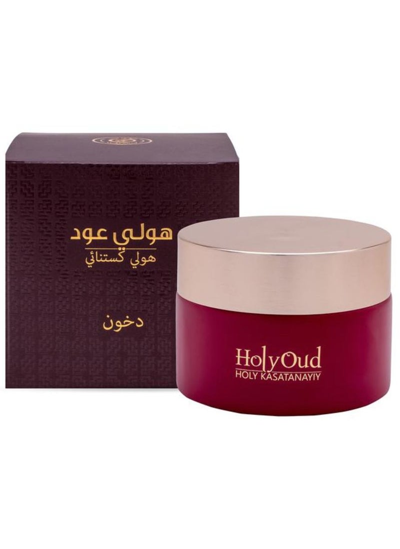 Holy Oud - Holy Oud Dukhoon Holy Kasatanayiy Arabic Bukhoor Premium Oud Incense Chips 100gm - Image 1