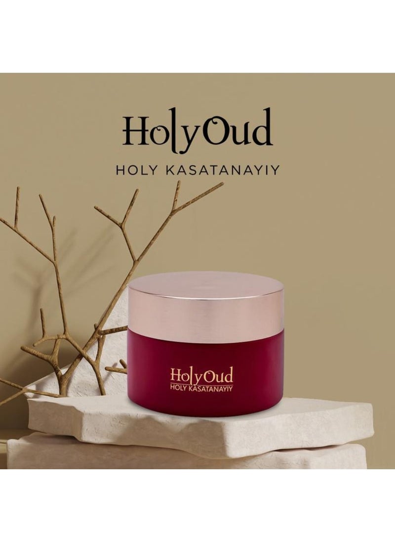 Holy Oud - Holy Oud Dukhoon Holy Kasatanayiy Arabic Bukhoor Premium Oud Incense Chips 100gm - Image 1