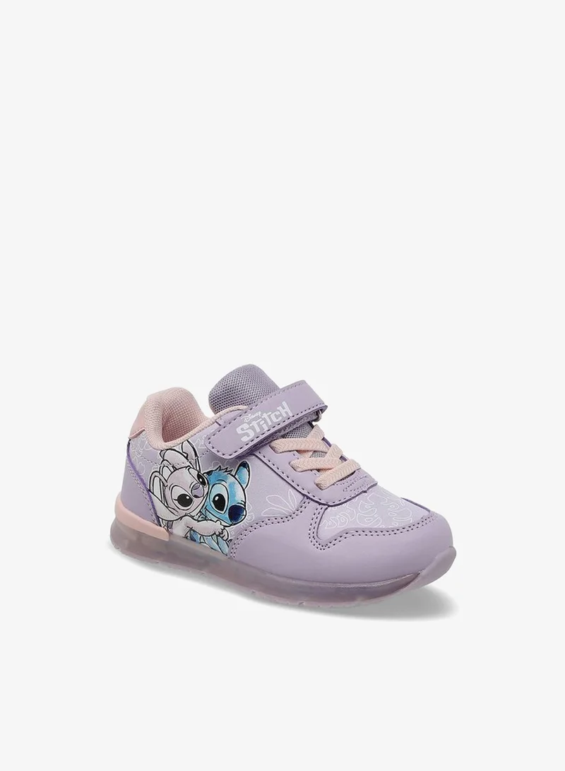 ديزني Girls Hook & Loop Ankle Sneakers