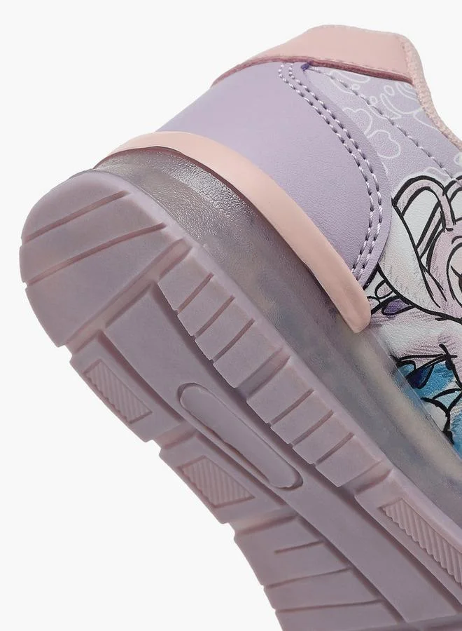 Disney PINK Girls Hook & Loop Ankle School Sneakers for Women | Best Price UAE