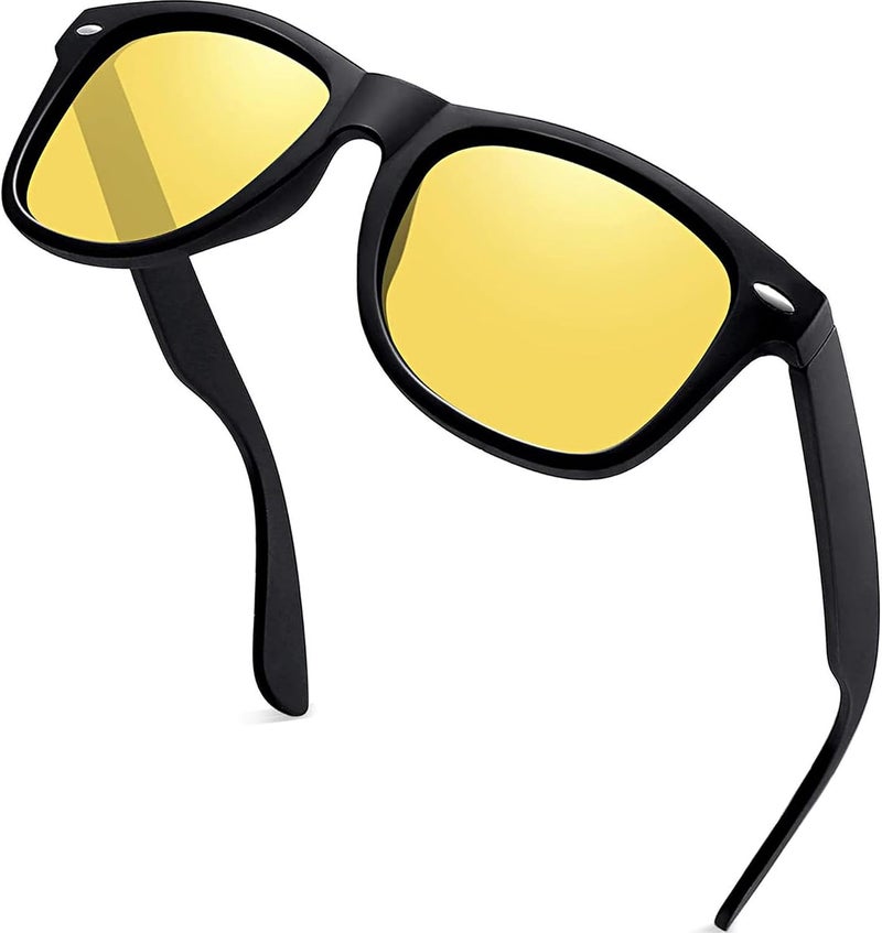 Joopin Square Sunglasses Men Women Polarized UV Protection Classic Trendy Lightweight Designer Sun Glasses for Driving Fishing Hiking Golf - Image 1