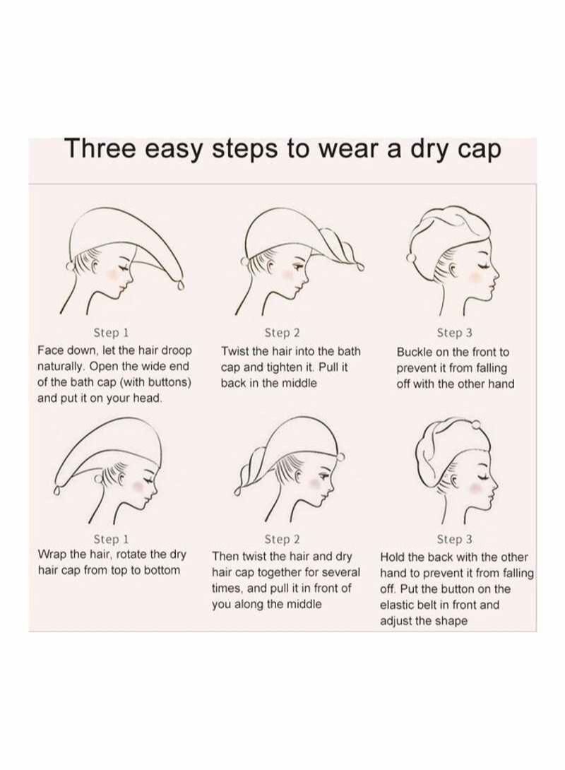 Banotex Hair drying towel of the finest cotton off-white color - Image 2