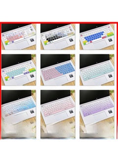 Suitable For HP Shadow Wizard HP War 66 Changyou Notebook Silicone Keyboard Protective Film Wholesale-Color:Multicolored Powder (HS-277)-Dimensions:j204 Shadow 6 Intel Edition