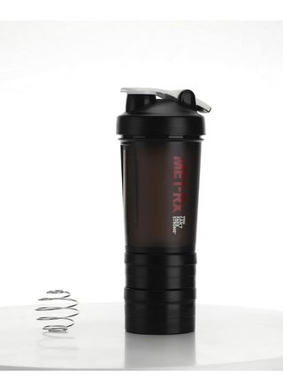 Sports Water Bottle, Sports Fitness Mixing Water Bottle 3 Layer Portable Gym Leak Proof Blender Bottle (450ml, Black) - pzsku/Z3A01FD9865800636DF80Z/45/_/1724838469/6ec012b9-9450-4638-a7a0-bb175b4660a9