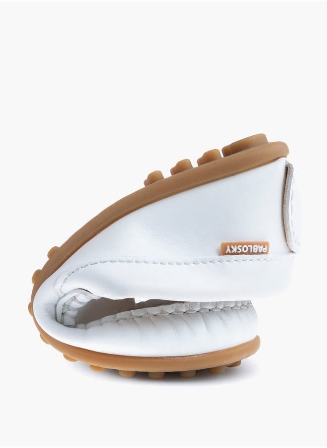 Pablosky - Boys' Cutwork Detail Slip-On Moccasins - Image 1