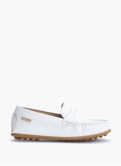 Pablosky Boys' Cutwork Detail Slip-On Moccasins  - Image 2