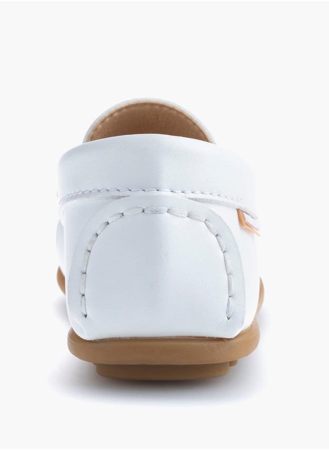 Pablosky Boys' Cutwork Detail Slip-On Moccasins  - Image 3