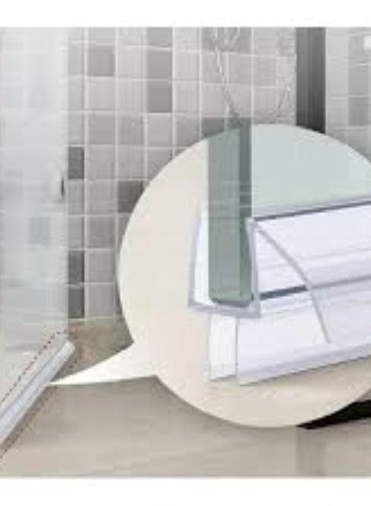 KNP KNP Center Lip Glass Door Seal in 12mm is designed to provide a secure seal for glass doors, effectively blocking drafts, dust, and moisture.  - Image 4