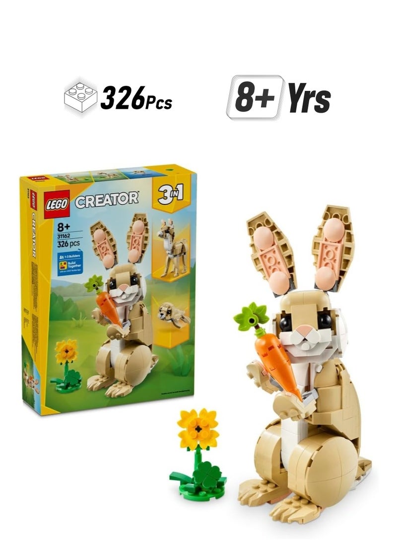 LEGO LEGO Cute Bunny Building Toy Set 31162  - Image 1