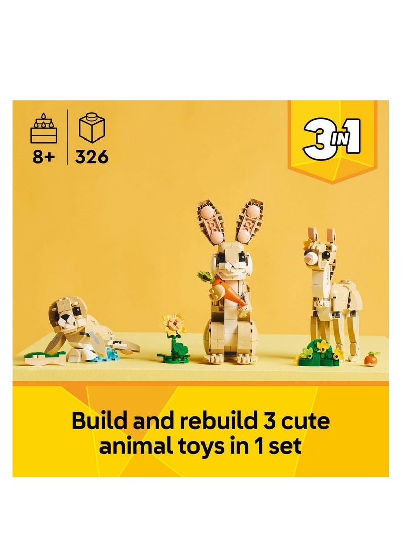 LEGO LEGO Cute Bunny Building Toy Set 31162  - Image 4