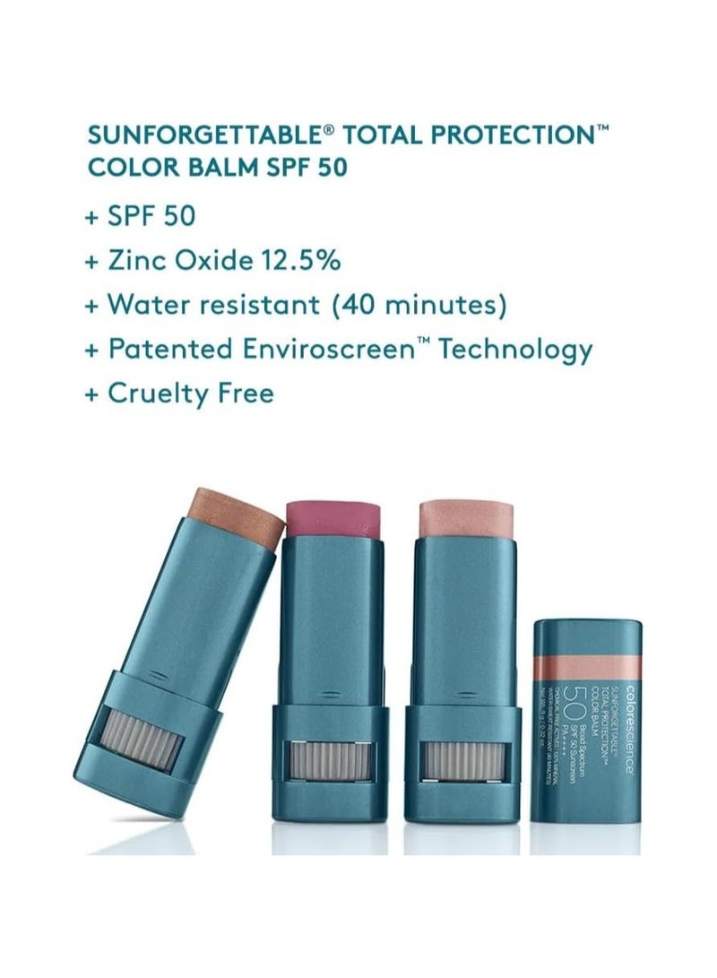 كولور ساينس Colorescience Sunforgettable Total Protection Color Balm, SPF 50, Pink Sky, 9 grams - Image 4
