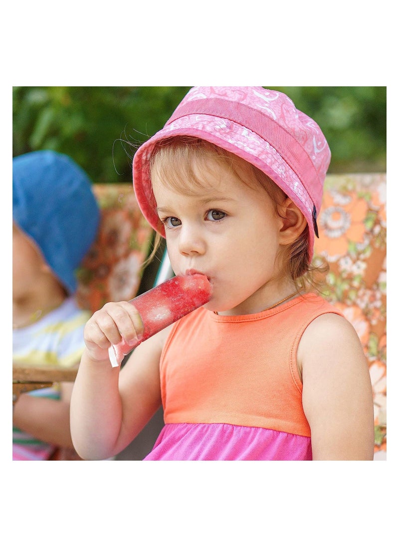 200 Pieces Kids Ice Lolly Bags Disposable Ice Cream Bags with Silicone Foldable Funnel, Mold Bags DIY Pouch for Making Ice Cream, Ice Candy, Yogurt, Freeze Pops(2 x 8 inch)  - Image 4