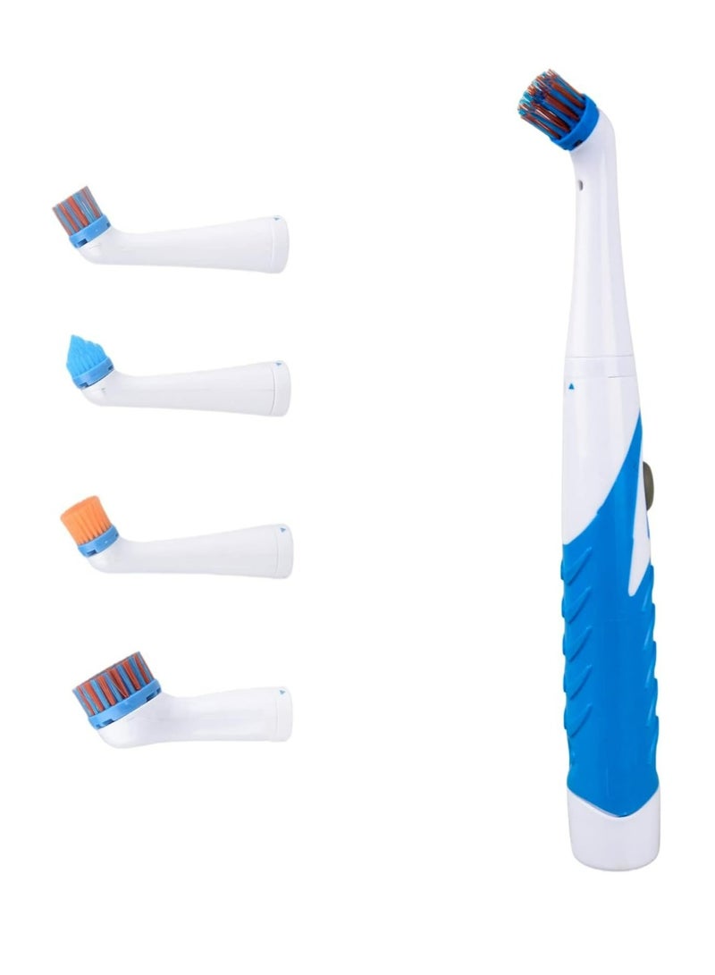 Electric Cleaning Brush with 4 in 1 Multiple Brush Heads, Indoor Household Cordless Motorized Brush for Bathroom Toilet Kitchen Tile Crevice  - Image 2