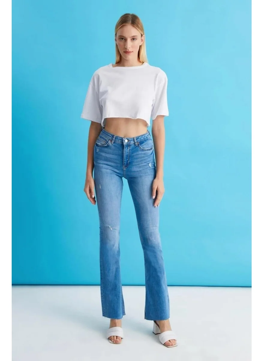 Alexander Gardi Alexandergardi High Waisted Flared Jeans