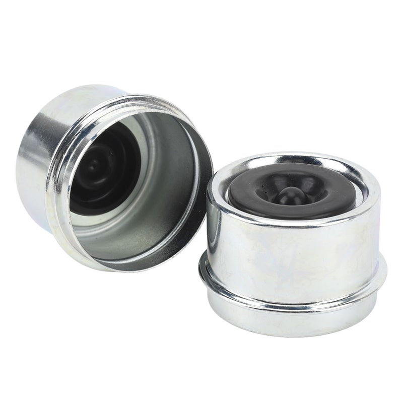 2PCS Trailer Axle Dust Cap 1.98in OD Galvanized Trailer Hub Bearing Wheel Grease Cover for 2000 to 3500 Lbs Boat Axles - Image 4