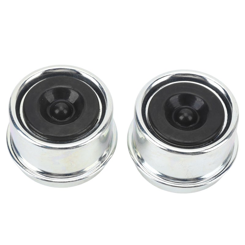 2PCS Trailer Axle Dust Cap 1.98in OD Galvanized Trailer Hub Bearing Wheel Grease Cover for 2000 to 3500 Lbs Boat Axles - Image 1