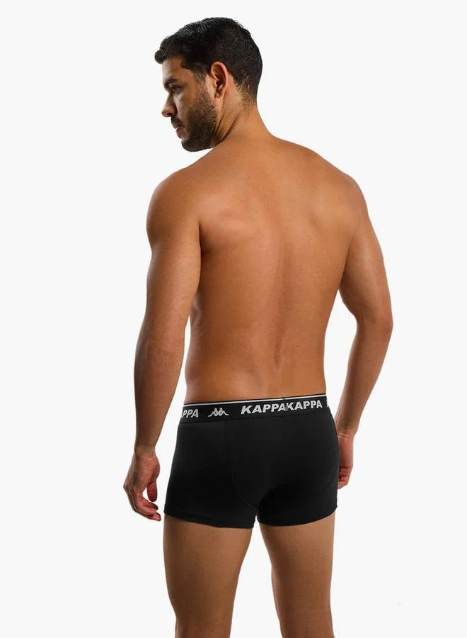 Kappa  Kappa Men Logo Print Trunks - Pack of 3 for Men | Best Price UAE
