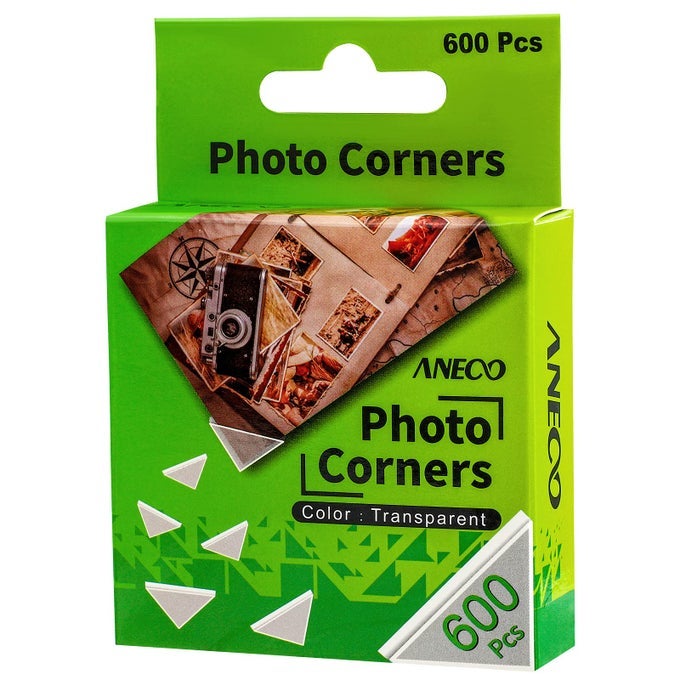 600 PIECES CLEAR SELFADHESIVE PICTURE MOUNTING CORNER STICKERS TRANSPARENT ACIDFREE PHOTO MOUNTING CORNERS FOR SCRAPBOOKING DIARY JOURNAL