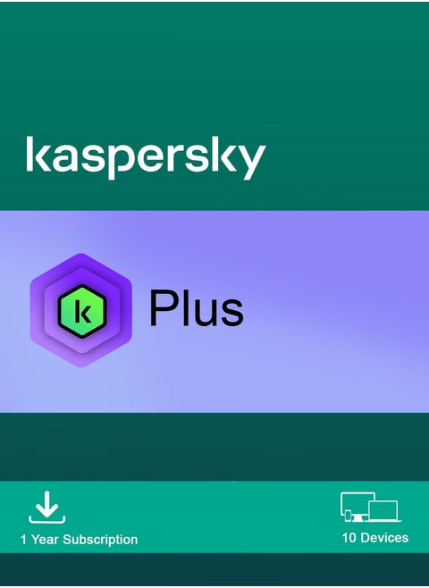 Kaspersky Plus | 10 Devices 1 Year | 2025 | Digital License | Same Day Delivery