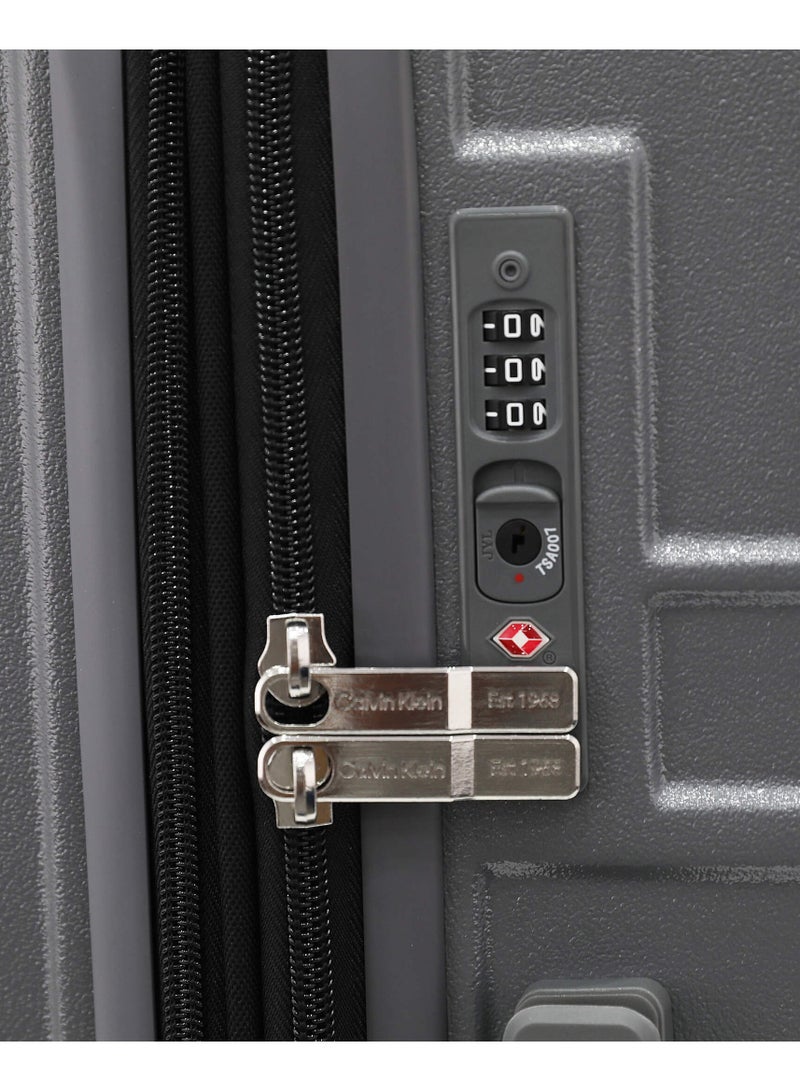Calvin Klein 3-Piece Hardshell Luggage Set with Spinner Wheels, TSA Lock - Expandable Suitcase Trolley for Travel - Image 5