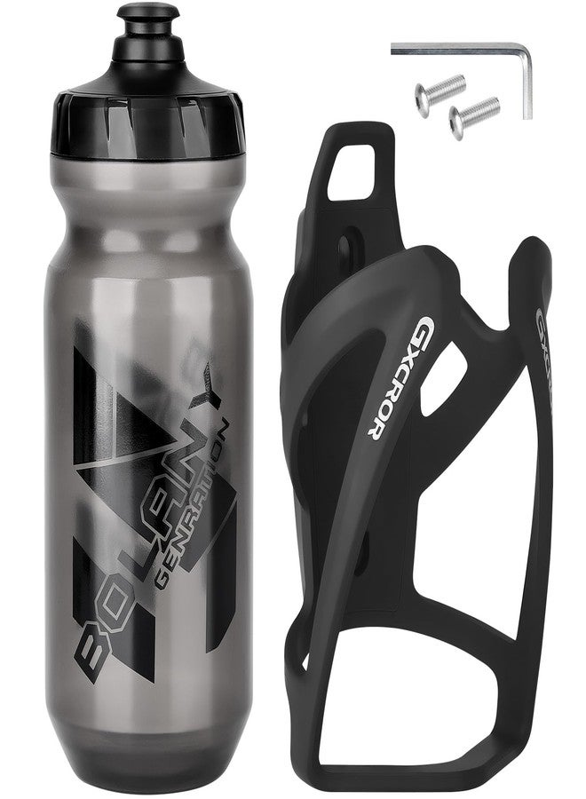 GXCROR AirTag Cage Bicycle Bottle Cage with Stealth Airtag Storage,Bike Water Bottle Holder,Water Bottle Holder for Bike,Durable,Bike Cup Holder for Most Bottle - Image 1