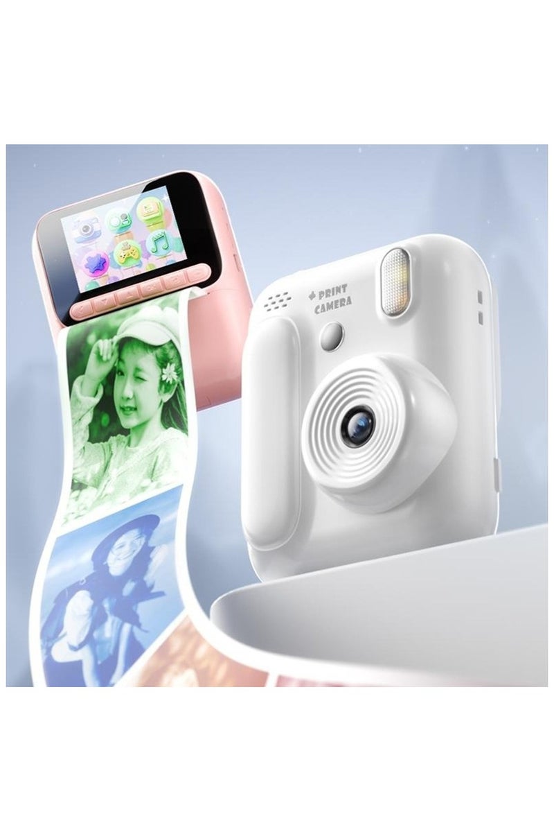 BlueFire Kids Instant Print Camera 4800W HD, 2.4" IPS Display, 1080p Video, Thermal Printing, Games, MP3, 3H Battery, 128GB Expandable – Perfect Gift for Children - Image 4