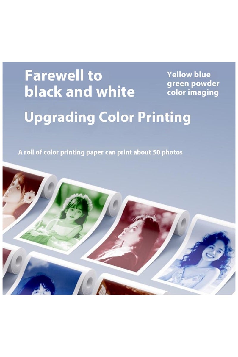 BlueFire Kids Instant Print Camera 4800W HD, 2.4" IPS Display, 1080p Video, Thermal Printing, Games, MP3, 3H Battery, 128GB Expandable – Perfect Gift for Children - Image 5