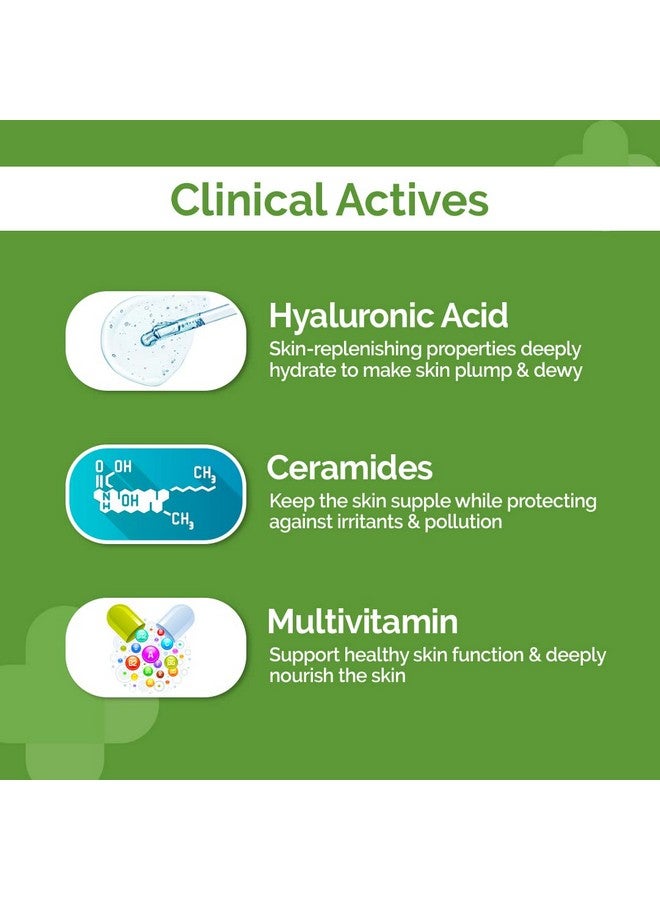 ذا ديرما كو مرطب يومي للوجه خالٍ من الزيوت مع حمض الهيالورونيك والسيراميد والفيتامينات المتعددة لبشرة غير دهنية ومرطبة - 100 جرام ترطيب طويل الأمد | يقوي حاجز الجلد - Image 3