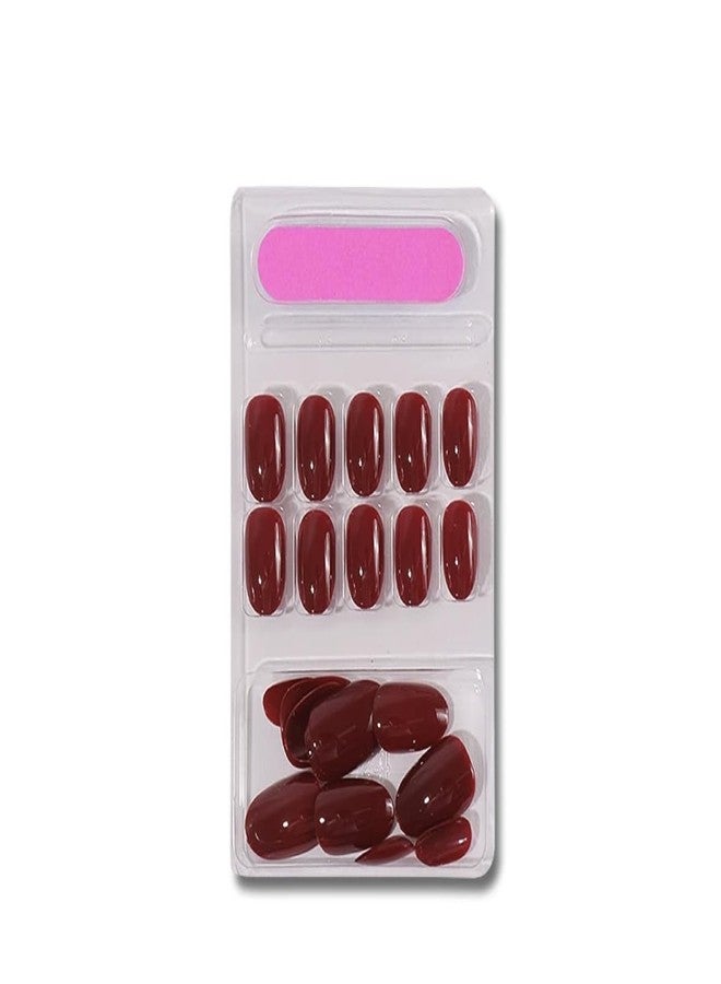 FEELHIGH 24 Press On Nails - Reusable Stick-On Tips with Jelly Glue, 12 Sizes Kit for Women & Girls (17) - Image 3