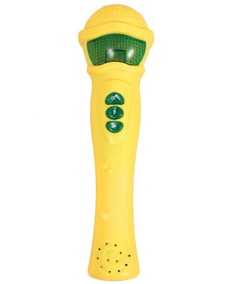 Toyshine Musical Microphone Singing Mic Auxiliary Toy With Lights And Clear Sound (Plastic,Multicolor) Pack Of 1 - Image 1