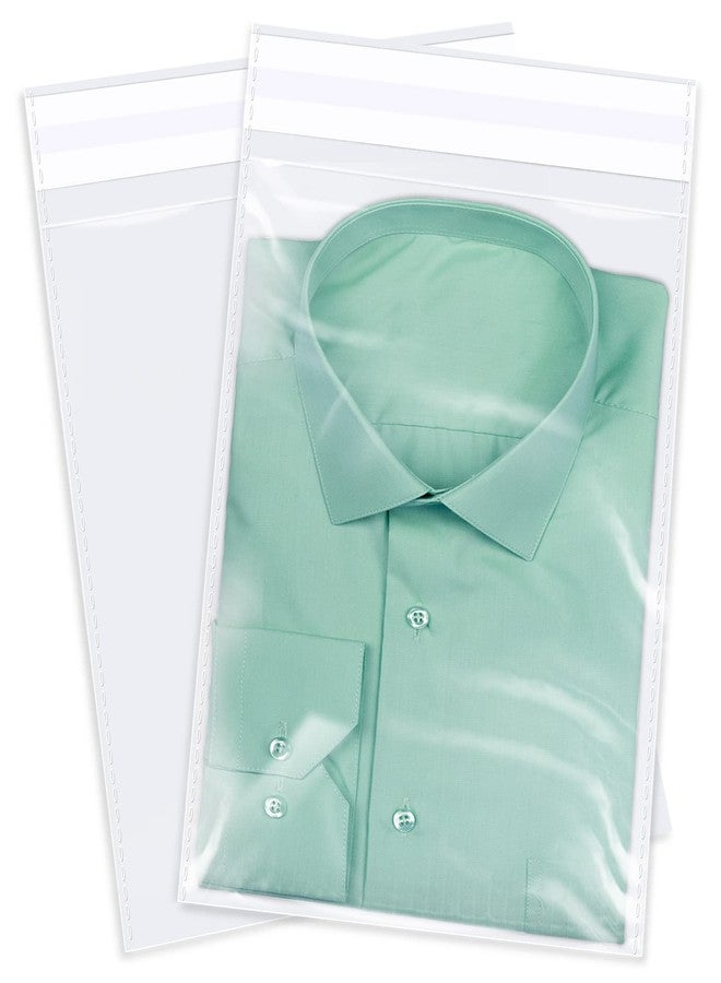 iMailer - 500 Pack - 12" x 15" Self Seal Clear Cellophane Bags- Resealable Plastic Poly Cello Bags for Clothing, T-Shirts, Pants - Image 1