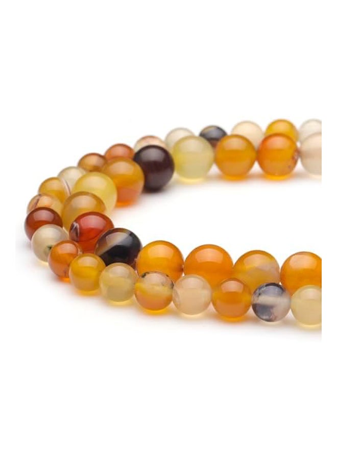 حبات الأحجار الكريمة الطبيعية لصنع المجوهرات، 8 مم - Image 3