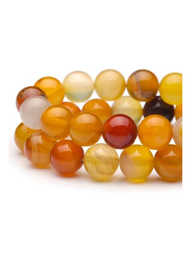 حبات الأحجار الكريمة الطبيعية لصنع المجوهرات، 8 مم - Image 4