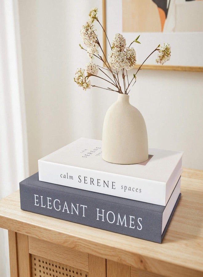 مجموعة كتب ديكور مكونة من قطعتين، صندوق تخزين على شكل كتب، ديكور منزلي عصري لطاولة القهوة، رف الكتب، رف المدفأة - Image 3