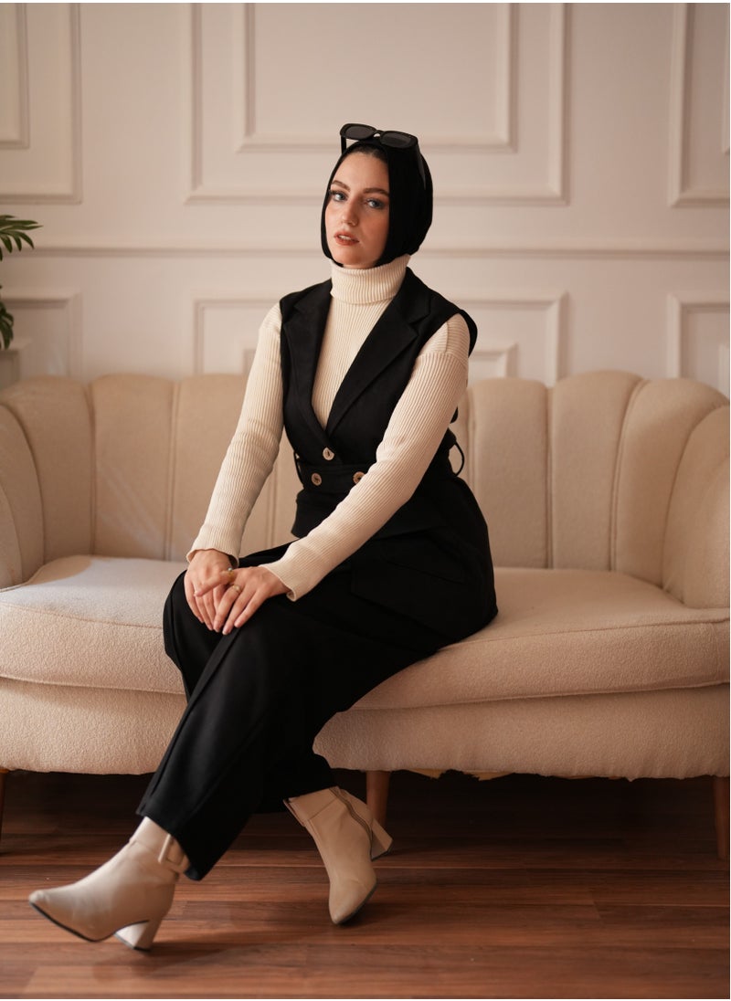 ماركة غير محددة سوت شمواه مبطن - استايل واسع وأنيق بألوان متعددة  - Image 2