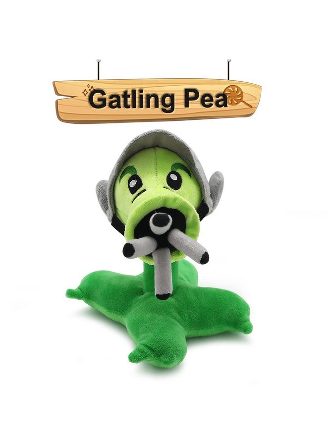 1 Pc Pvz Plants Plush Toy,Stuffed Soft Doll Peashooter Plush Toy,Great Gift For Halloween & Christmas