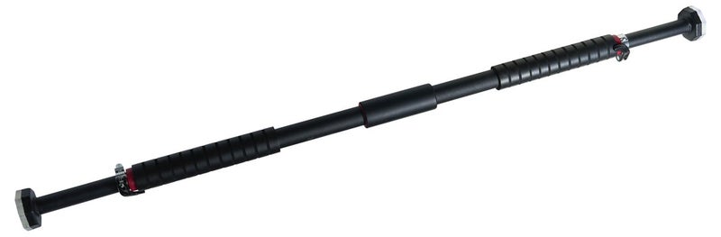 COMMANDO Adjustable Pull-Up Bar for Upper Body Workouts, 90-120cm Width, 150kg Capacity - Image 1