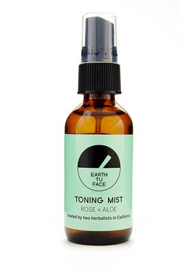 Earth tu Face  Organic Rose  Aloe Toning Mist 2 oz59 ml