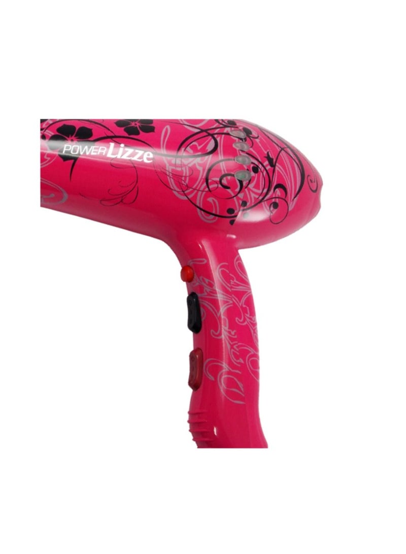 Hair Dryer, Professional Brushing Power Pink Hair Drying equipment 220V 2200W  for Fast Drying & Smooth Finish Ultra-fast cooling switch 2 directional nozzles High heat resistance