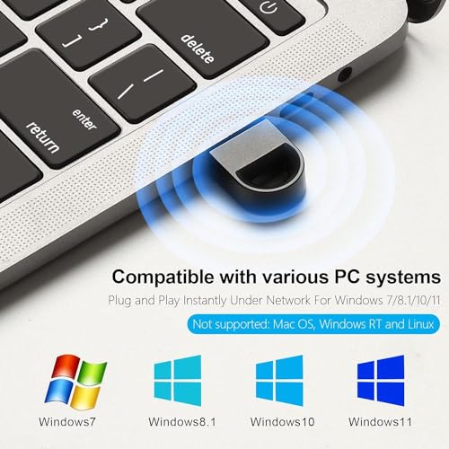 Tobo USB Bluetooth 5.1 Adapter for PC, Wireless Bluetooth Dongle Transmitter Receiver, Driver-Free, for Desktop,Laptop,Keyboard,Mouse,Headset,Speaker,Printer, Plug&Play TD-1235WA - Image 5