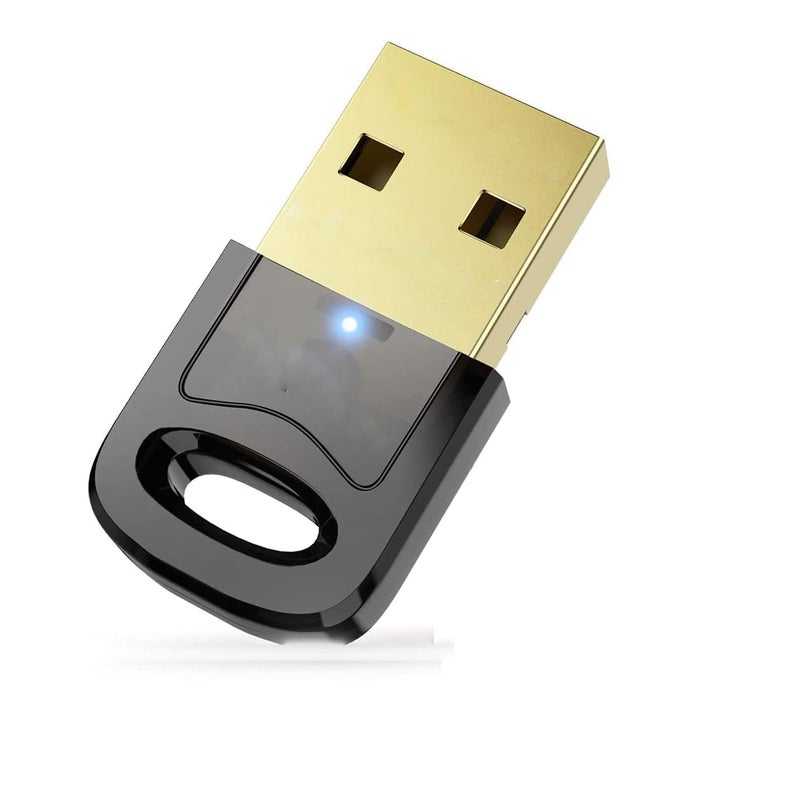 Tobo USB Bluetooth 5.1 Adapter for PC, Wireless Bluetooth Dongle Transmitter Receiver, Driver-Free, for Desktop,Laptop,Keyboard,Mouse,Headset,Speaker,Printer, Plug&Play TD-1235WA - Image 1