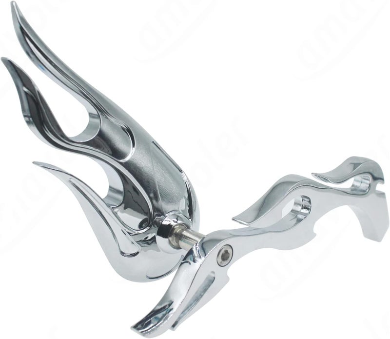 Amavoler Chrome Motorcycle Rearview Side Mirrors for Harley Davidson Models 1990-2022 - Image 4