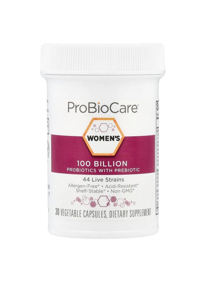 ProBioCareProbiotic for Women 100 Billion CFUs, Supports Digestive, Immune & Gut Health Promotes Healthy Microbiome Balance & Nutrient Absorption (30 Vegetable Capsules) - Image 3