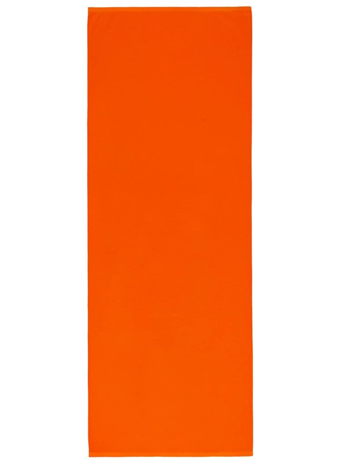 Softerry - Solid Beach Towel 30 x 60 inch Extra Soft Pool and Resort Style - 100% Cotton (1 Towel, Orange) - Image 2